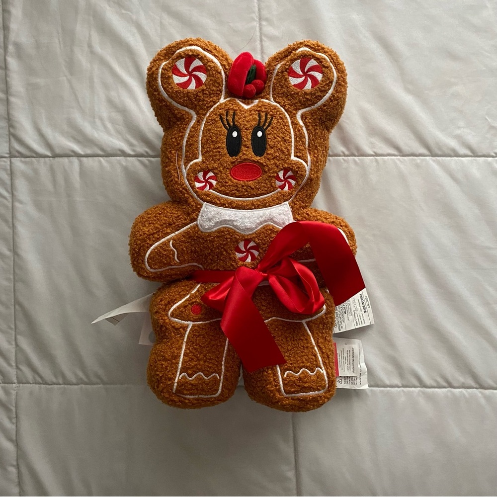 Mickey and Minnie Gingerbread Pillows